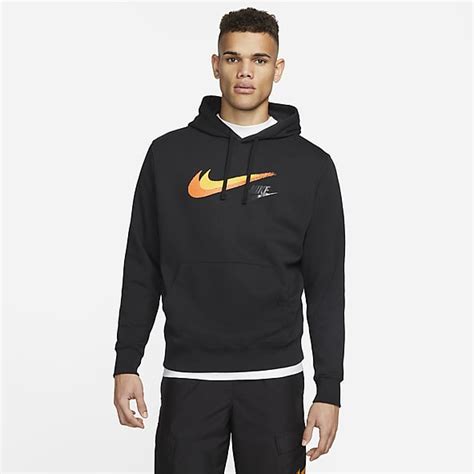 schwarzes sweatshirt herren nike|Schwarze Hoodies & Sweatshirts für Herren .